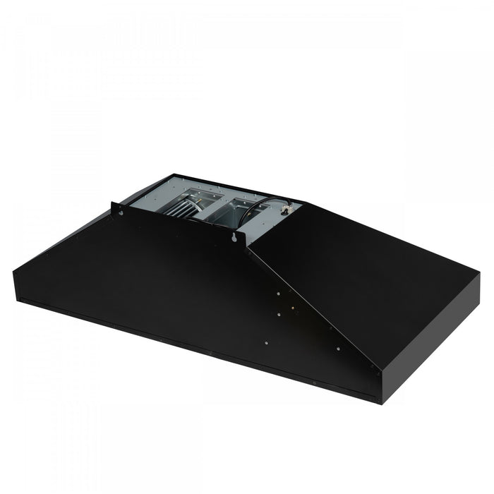 Hotte de cuisiniere murale Aria de 48 po, noir-FRHWM5095-48BLK