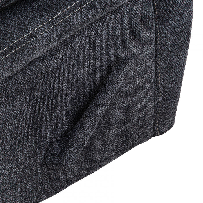 Sofa inclinable manuel Renner de 80 po rembourre avec levier - Gris fonce