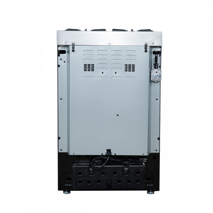 Cuisiniere a gaz autonome Breno de 24 po, noire – FFSGS6290-24BLK.