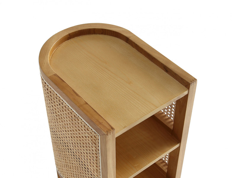Table d’appoint chic industriel Versailles en naturel - Lot de 2