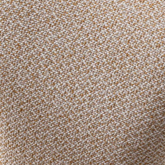 Fauteuil Palmer style milieu du siecle moderne en tweed dore