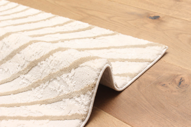 Tapis Contemporain/Moderne Sienna 8'0\" x 10'0\" en Ivoire