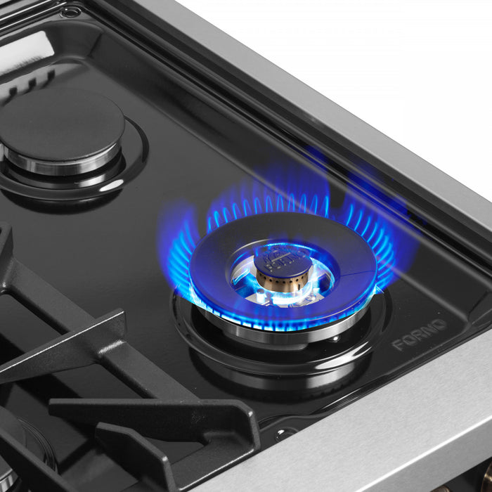 Cuisiniere a gaz noire Galiano 36 pouces, 4,32 pi³ – FFSGS6444-36BLK