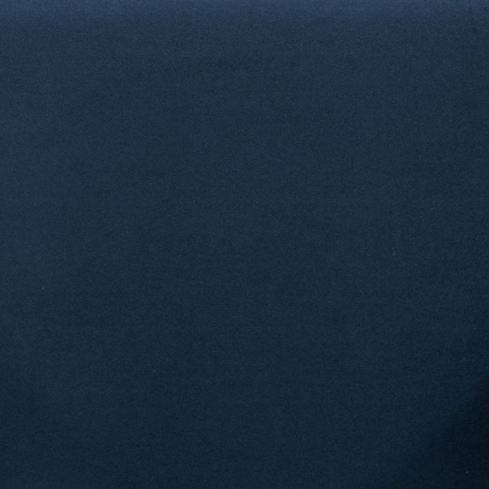 Chaise de salle a manger moderne Neda en velours bleu nuit - Lot de 2