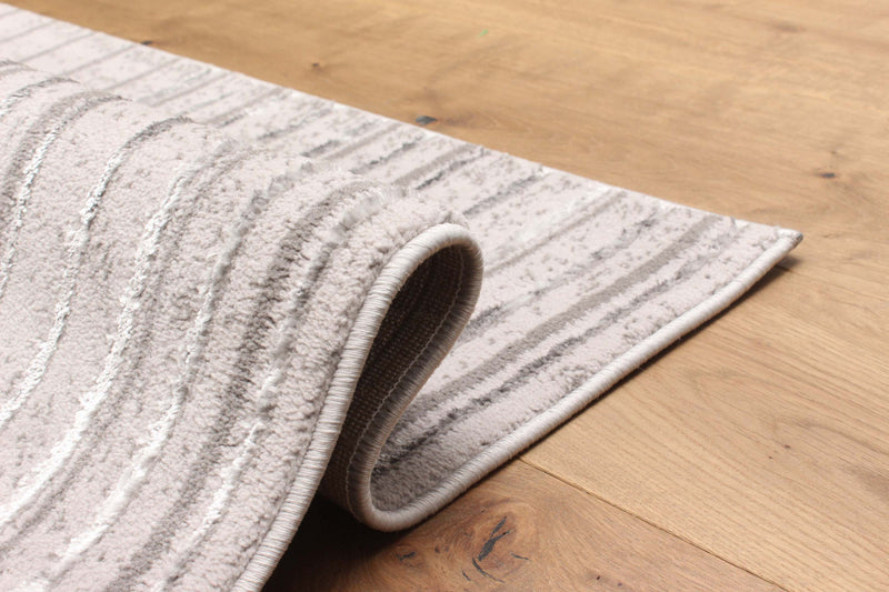 Tapis Contemporain/Moderne Blythe 5'0\" x 8'0\" en Gris