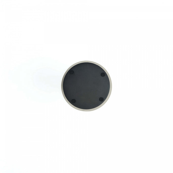 Table d’appoint moderne et glamour Laurel avec plateau en pierre frittee noire