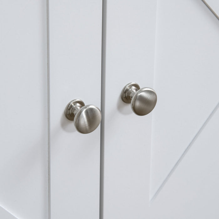 Pawhut Litiere Cachee Enclos De Litiere Meubles De Toilette Pour Chats Avec Rangement, Diviseur Reglable, Table D'appoint Interieure De La Maison Pour Animaux De Compagnie, Blanc