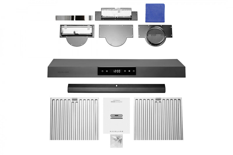  Chef 30-in Ducted Black Stainless Steel Undercabinet Range Hood