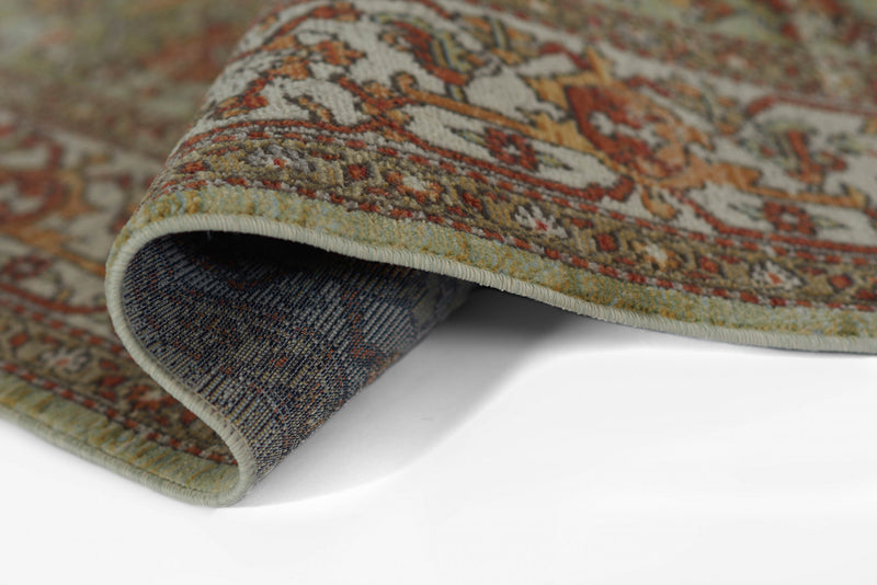 Tapis Traditionnel Hailey 5'3\" x 7'3\" en Vert
