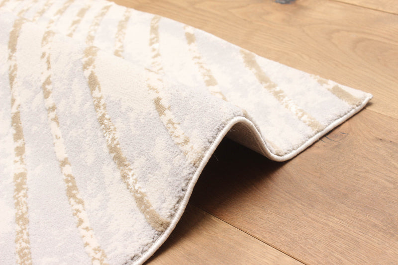 Tapis Contemporain/Moderne Sienna 5'0\" x 8'0\" en Gris