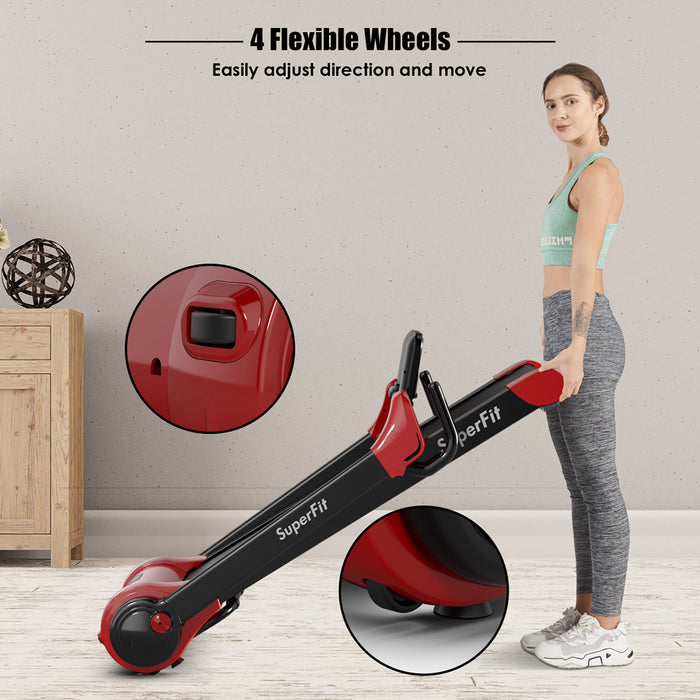 Tapis De Course Pliable 2,25cv Superfit Avec Haut-parleur Bluetooth