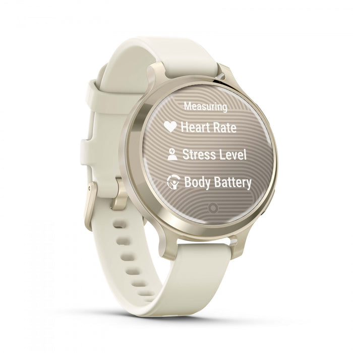 Lunar Gold With Bone Silicone Band