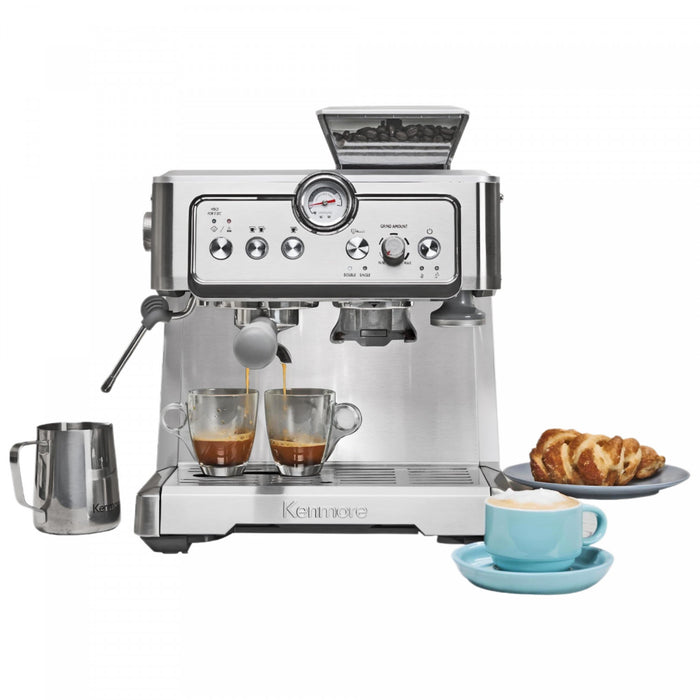 Kenmore Machine a cafe espresso avec broyeur et mousseur a lait