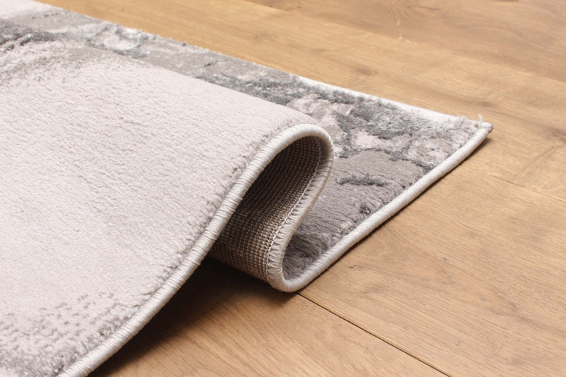 Tapis Contemporain/Moderne Dove 5'0\" x 8'0\" en Gris