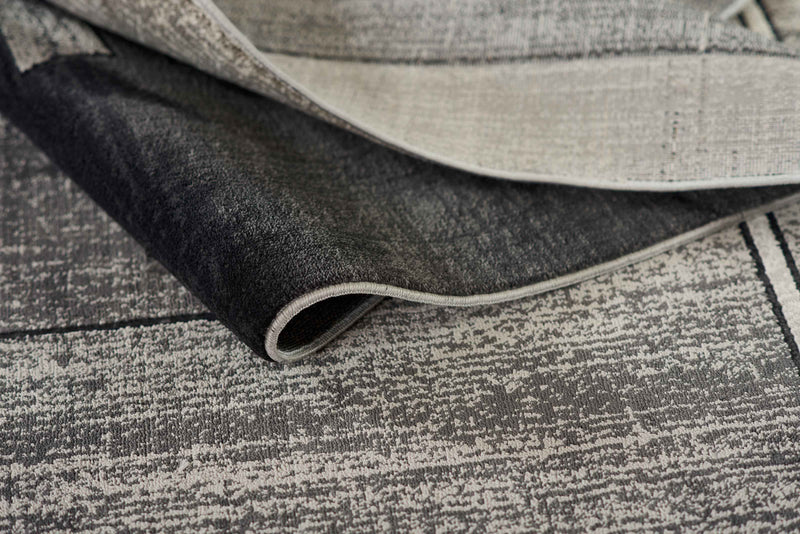 Tapis Contemporain Sorelle 8'11\" x 12'6\" en Gris