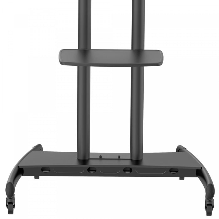 Support TV a roulettes reglable en hauteur Kanto MTM86PL pour televiseurs et ecrans interactifs de 55\" a 86\", noir
