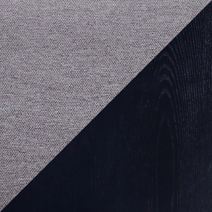 Ensemble de salle a manger Flor and Rockaway Modern Industry Chic 7 pieces en gris et noir