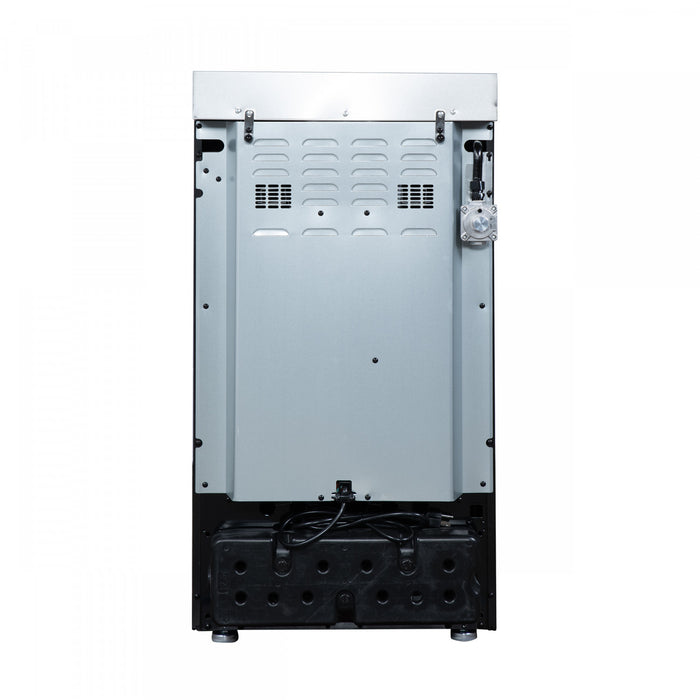 Cuisiniere a gaz autonome Forno Lamazze de 20 po, Noire -FFSGS6265-20BLK