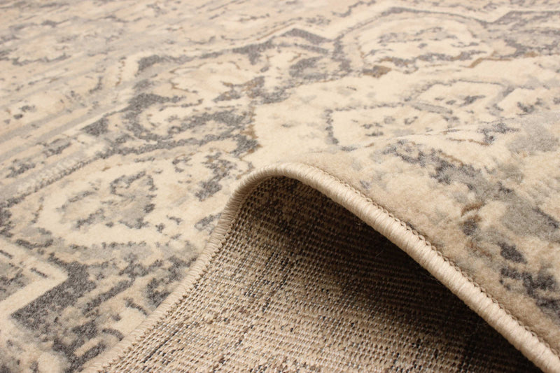 Carpette Priya grise - 5 pi 0 po x 8 pi 0 po