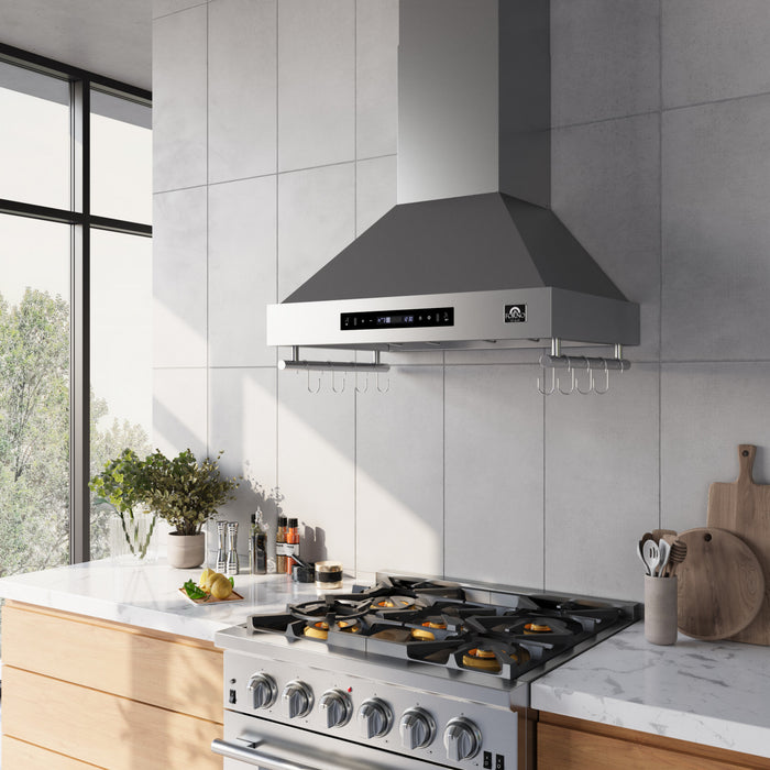 Hotte de cuisiniere murale Venezia de 30 po en acier inoxydable-FRHWM5503-30