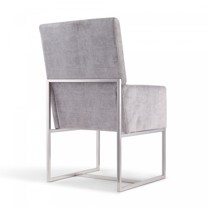 Ensemble de 6 chaises de salle a manger Element Modern en gris