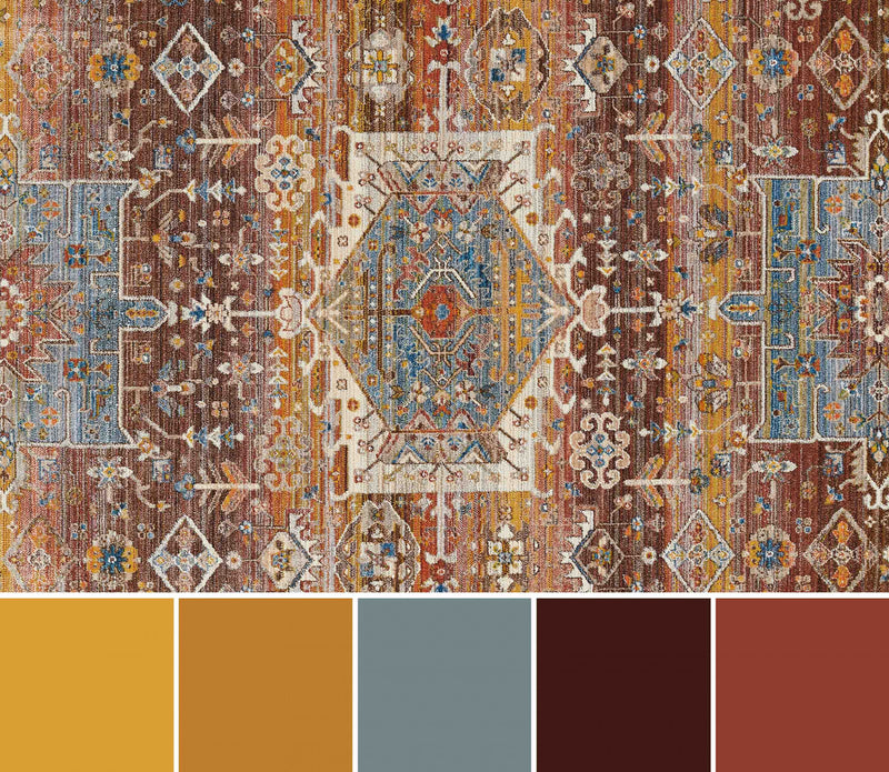 Tapis Traditionnel Dulce 9'0\" x en Multi