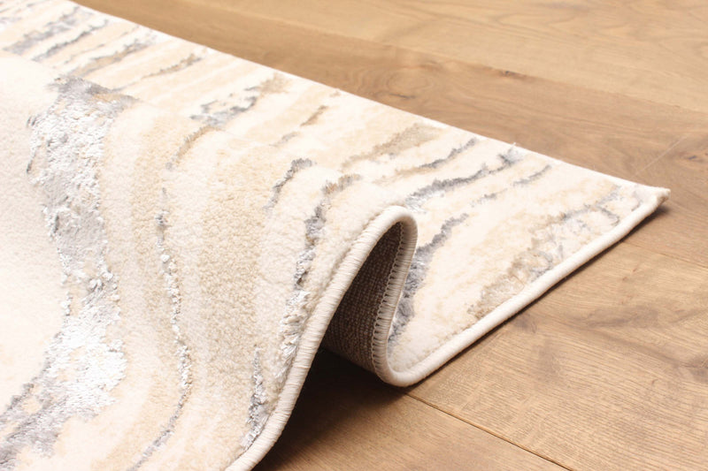 Tapis Contemporain/Moderne Clara 8'0\" x 10'0\" en Ivoire