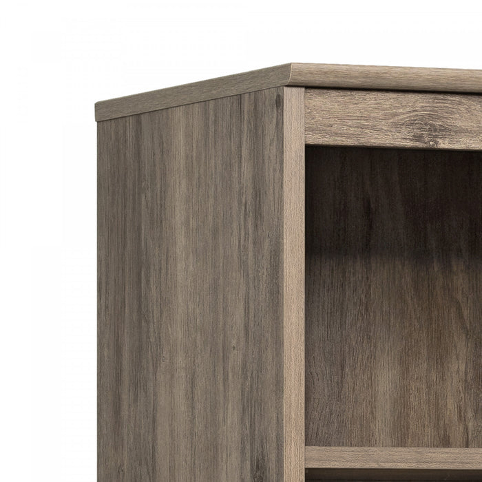 Meuble étroit pour organiser l’entrée - gris délavé