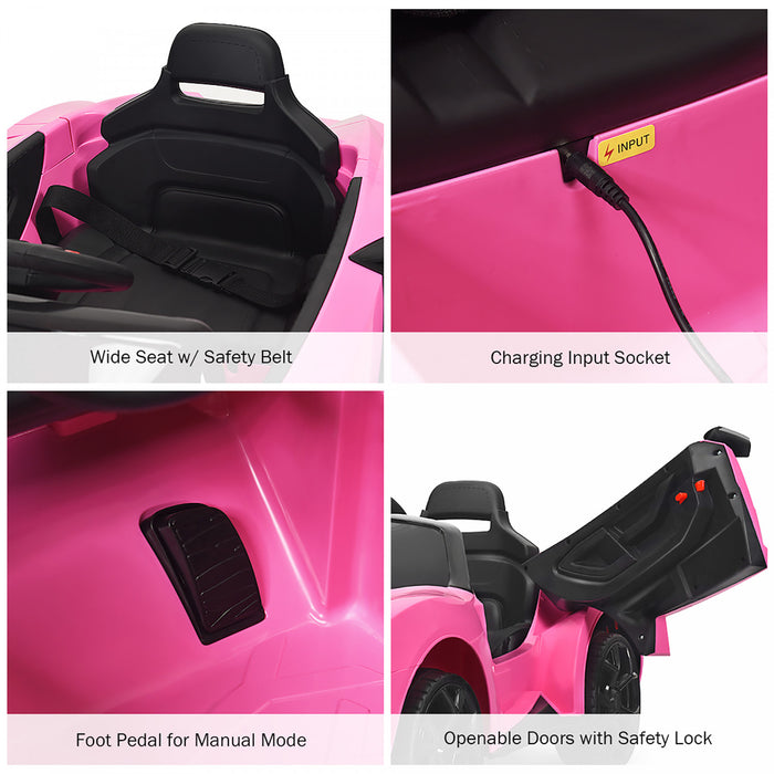 Voiture Electrique Pour Enfant 12v Costway – 2,4g, Mp3