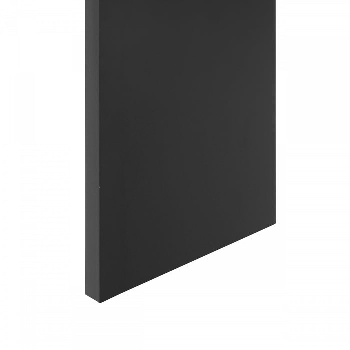 Console en bois Ethan avec rangement pour salon, entree ou couloir - noire