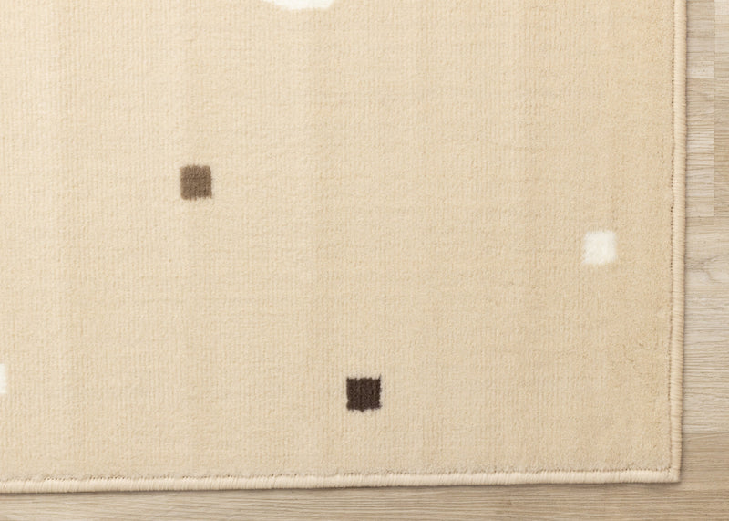 Carpette Forte à motif de chien confiant pour enfants - 5 pi 3 po x 7 pi 5 po
