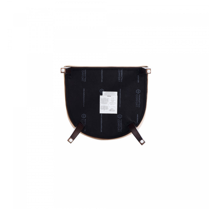 Grand fauteuil traditionnel en bois avec accoudoirs, revetement tissu, coloris beige - Lot de 2