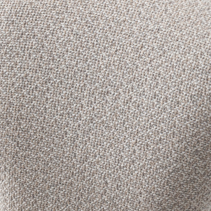 Fauteuil Aspen d’inspiration mi-siecle moderne en tweed argente – Lot de 2