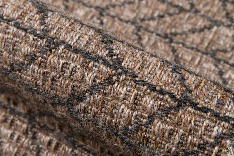 Tapis Contemporain Linden 2'0\" x 10'0\" en brun