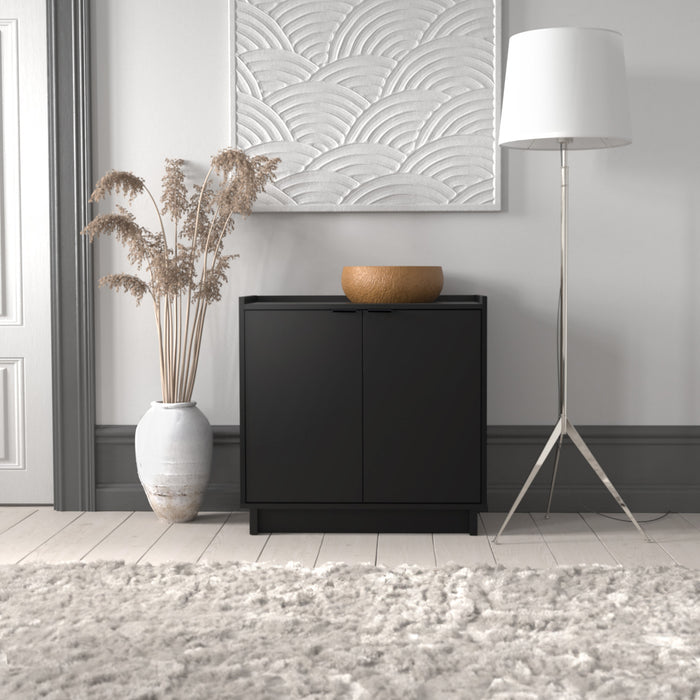 Console Simply Modern de Prepac à 2 portes - noire