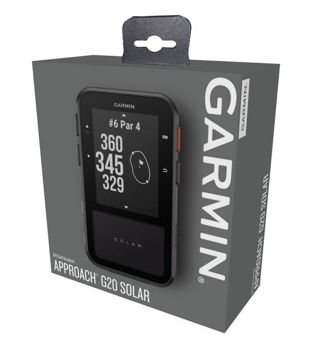 Garmin Approach G20 Caddy De Parcours Solaire - Gps De Golf Portable Lisible En Plein Soleil De 2,2\", Coach Virtuel Avec 43 000 Parcours Precharges Dans Le Monde Entier