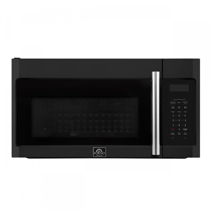 Four a micro-ondes a convection Fornace 30 pouces, au-dessus de la cuisiniere, noir, 1,5 pi³ - FOTR3038-30BLK