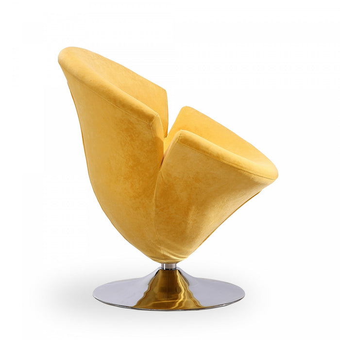 Fauteuil d’appoint moderne Tulip 1 piece en vert, orange, rouge, blanc et jaune