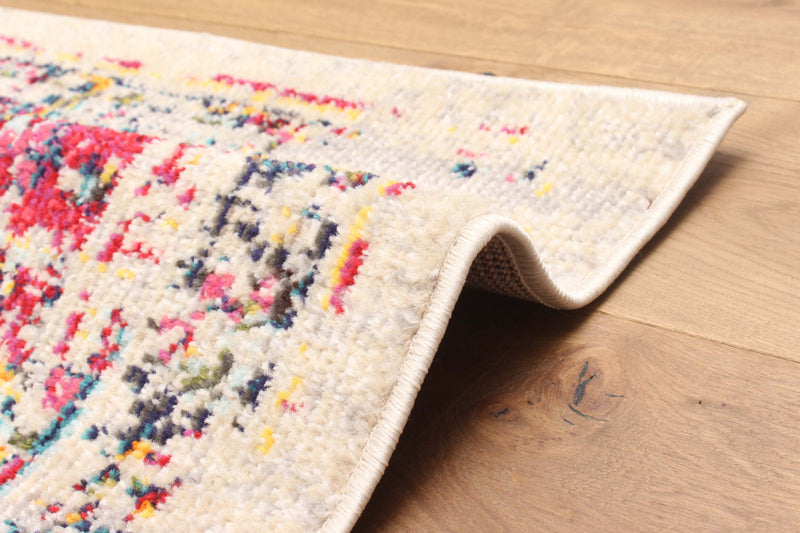 Tapis Traditionnel Jasmine 5'0\" x 8'0\" en Ivoire