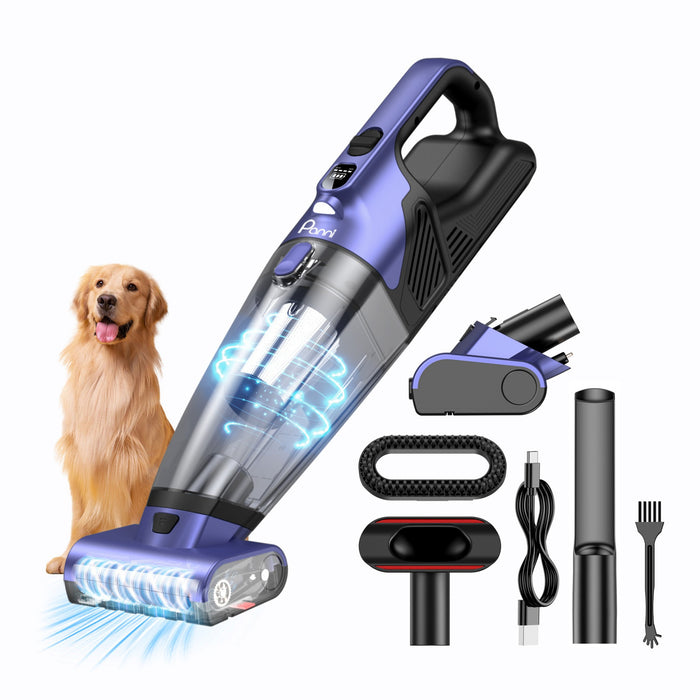 Aspirateur a main sans fil Panni H5398P 16V pour animaux avec brosse motorisee