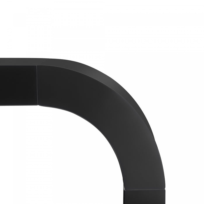 Olivia Table Console Moderne Minimaliste au Design Elegant, Noir