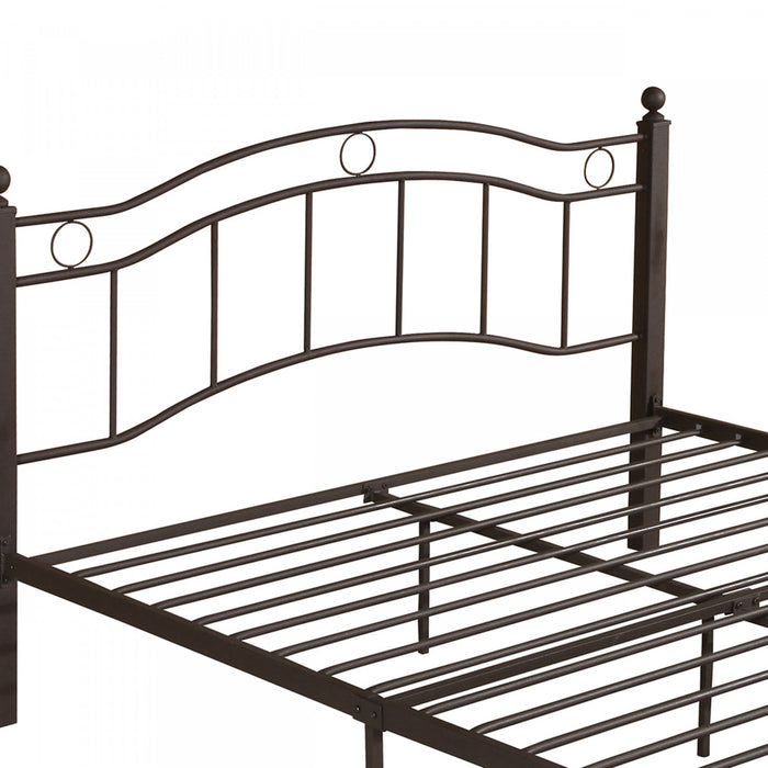 Jackson Cadre De Lit En Metal Avec Rangement Sous Le Lit, Cuivre