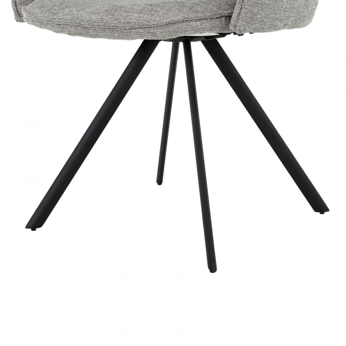 Ensemble de salle a manger extensible Bram 7 pieces (71 a 94 po de largeur) avec 6 chaises rembourrees