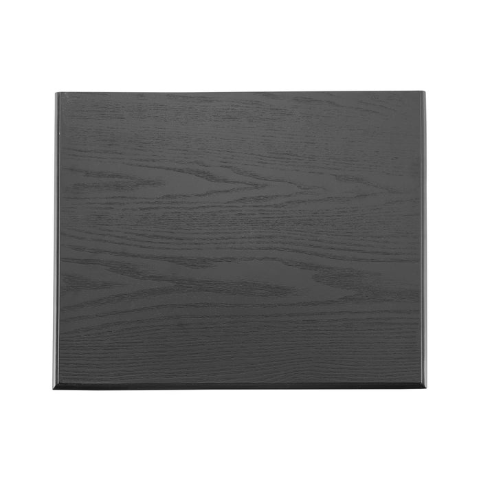 Emma Table de Nuit en Bois a 2 Tiroirs pour Chambre a Coucher avec Pieds Antiderapants, Noir