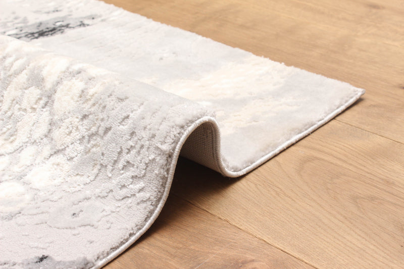 Tapis Contemporain/Moderne Bloom 8'0\" x 10'0\" en Ivoire