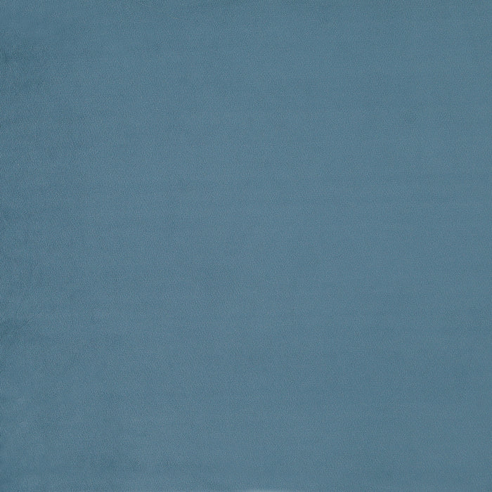 Lit double moderne Crosby en velours bleu capitonne