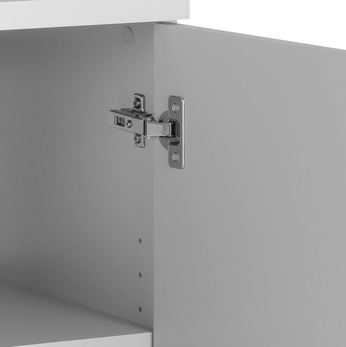 Hangups Armoire De Rangement De Garage 108 Pouces, Ensemble E De 3 Pieces – Gris Clair