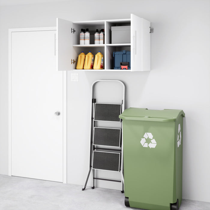 Armoire supérieure de rangement HangUps de 36 po - blanche