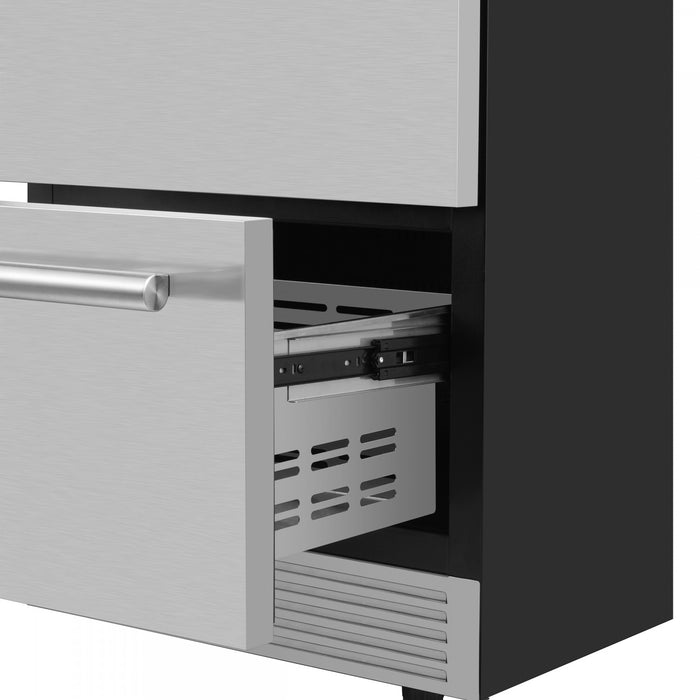 Congelateur a tiroirs Cosenza de 24 po avec machine a glacons, 4,69 pi³ – FDRBI1838-24S