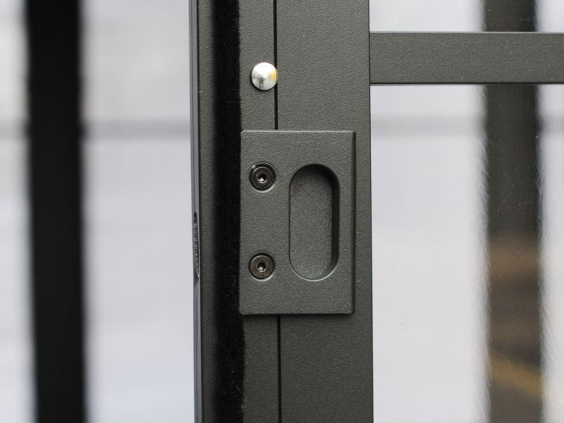 Florence Solarium 12 X 12 Toit Metal Noir